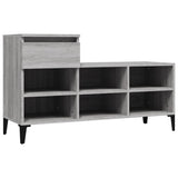 Shoe Cabinet Grey Sonoma 102x36x60 cm Engineered Wood - Front View