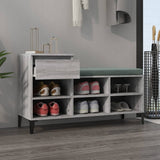 Shoe Cabinet Grey Sonoma 102x36x60 cm Engineered Wood - Side View