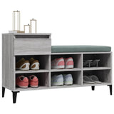 Shoe Cabinet Grey Sonoma 102x36x60 cm Engineered Wood - 45-Degree Angle