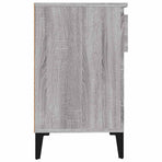 Shoe Cabinet Grey Sonoma 102x36x60 cm Engineered Wood