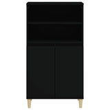 Highboard Black 60x36x110 cm Engineered Wood