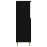 Highboard Black 60x36x110 cm Engineered Wood - Top-Down View