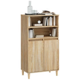 Highboard Sonoma Oak 60x36x110 cm Engineered Wood - Close-Up Angle