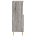 Highboard Grey Sonoma 60x36x110 cm Engineered Wood