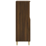 Highboard Brown Oak 60x36x110 cm Engineered Wood - Top-Down View