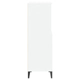Highboard White 60x36x110 cm Engineered Wood