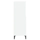 Highboard White 60x36x110 cm Engineered Wood - 45-Degree Angle