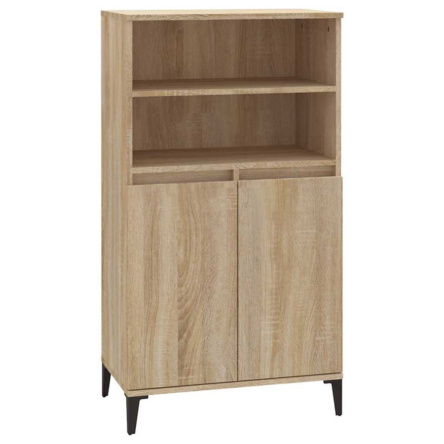 Highboard Sonoma Oak 60 x 36 x 110 cm Engineered Wood