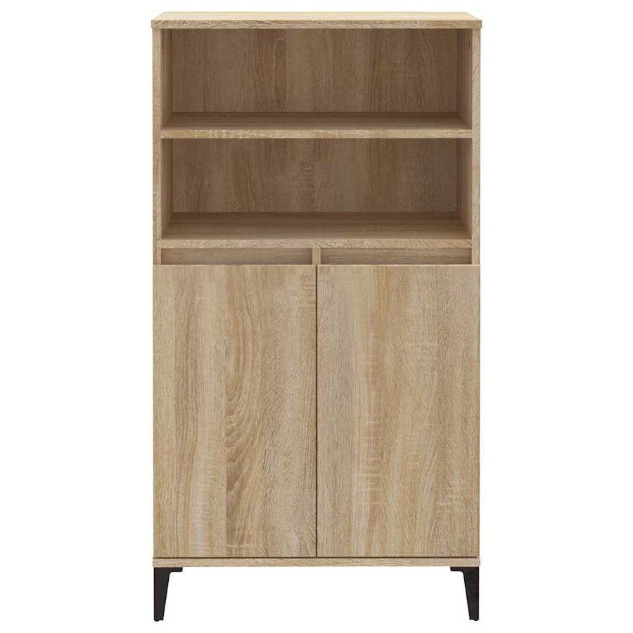 Highboard Sonoma Oak 60 x 36 x 110 cm Engineered Wood