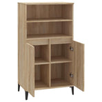 Highboard Sonoma Oak 60 x 36 x 110 cm Engineered Wood
