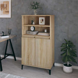 Highboard Sonoma Oak 60x36x110 cm Engineered Wood