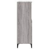 Highboard Grey Sonoma 60x36x110 cm Engineered Wood