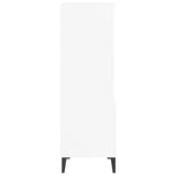 Highboard White 40x36x110 cm Engineered Wood - 45-Degree Angle