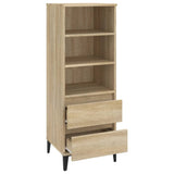 Highboard Sonoma Oak 40x36x110 cm Engineered Wood - Top-Down View
