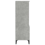 Highboard Concrete Grey 40x36x110 cm Engineered Wood