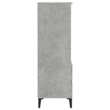 Highboard Concrete Grey 40x36x110 cm Engineered Wood - 45-Degree Angle