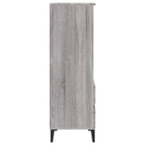 Highboard Grey Sonoma 40x36x110 cm Engineered Wood - 45-Degree Angle