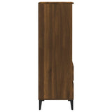 Highboard Brown Oak 40x36x110 cm Engineered Wood