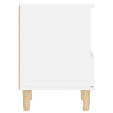 Bedside Cabinets 2 pcs White 40x35x50 cm - Extra Image