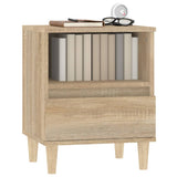 Bedside Cabinet Sonoma Oak 40x35x50 cm - Top-Down View