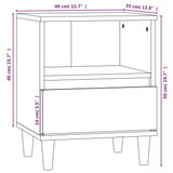 Bedside Cabinet Sonoma Oak 40x35x50 cm - Extra Image