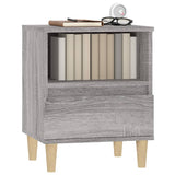 Bedside Cabinets 2 pcs Grey Sonoma 40x35x50 cm - Top-Down View
