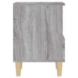 Bedside Cabinets 2 pcs Grey Sonoma 40x35x50 cm - Extra Image