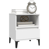 Bedside Cabinets 2 pcs White 40x35x50 cm - Top-Down View