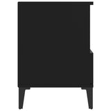 Bedside Cabinets 2 pcs Black 40x35x50 cm - Extra Image