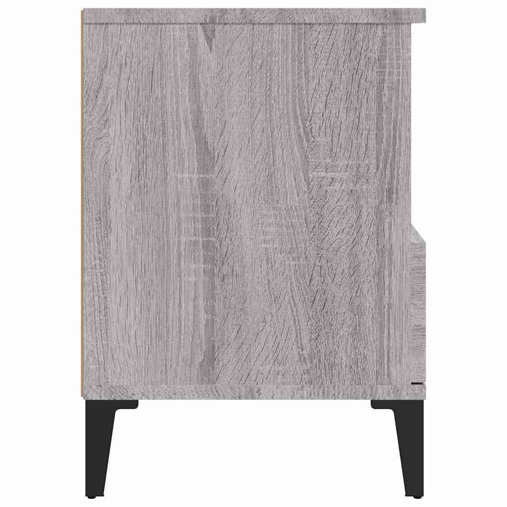 Bedside Cabinet Grey Sonoma 40x35x50 cm