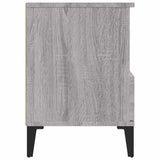 Bedside Cabinet Grey Sonoma 40x35x50 cm - Low Angle