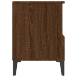 Bedside Cabinets 2 pcs Brown Oak 40x35x50 cm - Extra Image