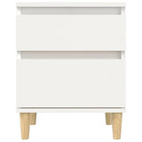 Bedside Cabinets 2 pcs White 40x35x50 cm