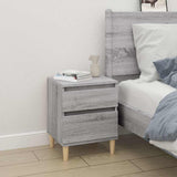 Bedside Cabinet Grey Sonoma 40x35x50 cm