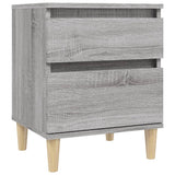 Bedside Cabinets 2 pcs Grey Sonoma 40x35x50 cm - 45-Degree Angle