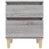 Bedside Cabinets 2 pcs Grey Sonoma 40x35x50 cm