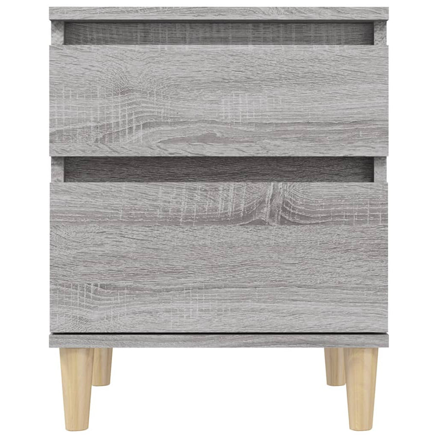 Bedside Cabinets 2 pcs Grey Sonoma 40x35x50 cm