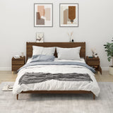 Bedside Cabinets 2 pcs Brown Oak 40x35x50 cm