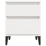 Bedside Cabinet White 40x35x50 cm