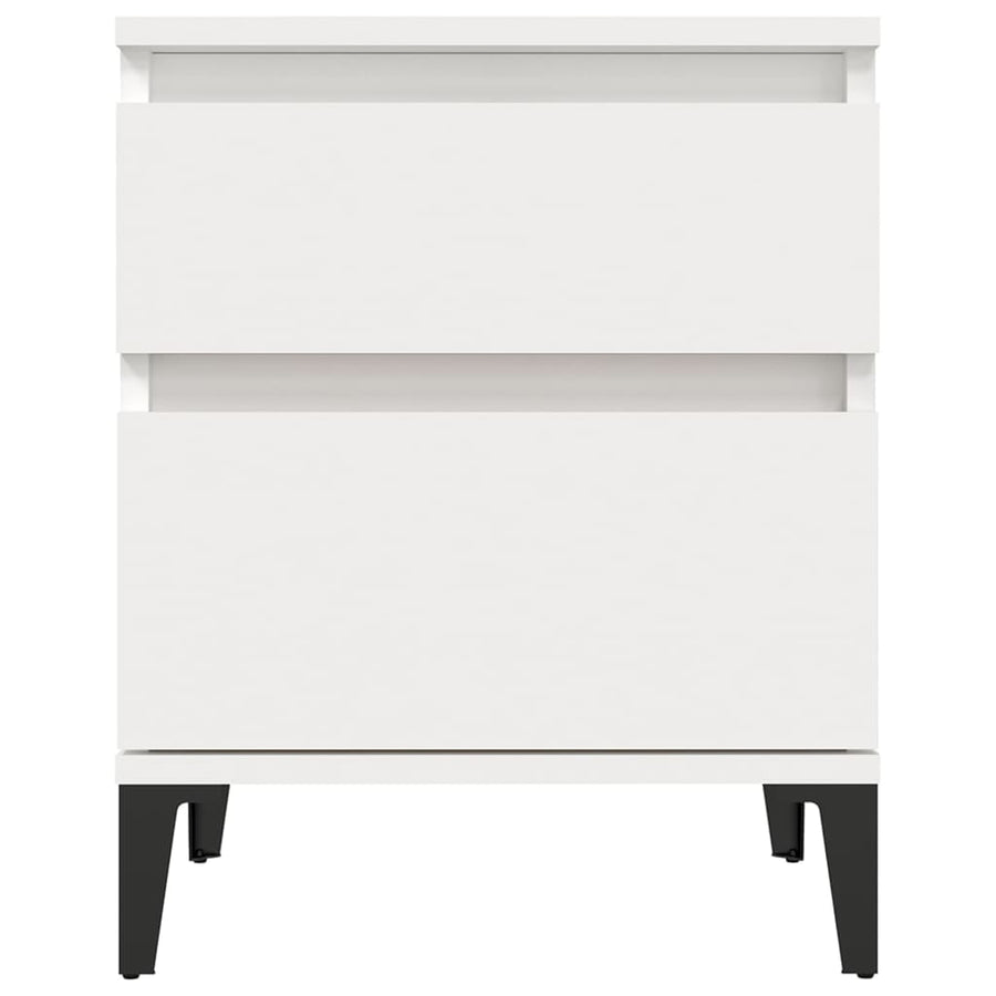 Bedside Cabinets 2 pcs White 40x35x50 cm
