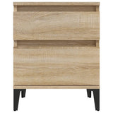 Bedside Cabinet Sonoma Oak 40x35x50 cm - 45-Degree Angle