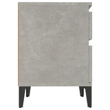 Bedside Cabinets 2 pcs Concrete Grey 40x35x50 cm