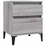 Bedside Cabinet Grey Sonoma 40x35x50 cm
