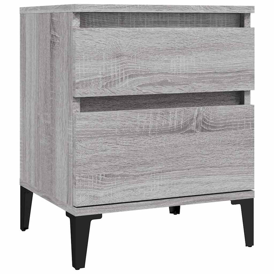 Bedside Cabinet Grey Sonoma 40x35x50 cm