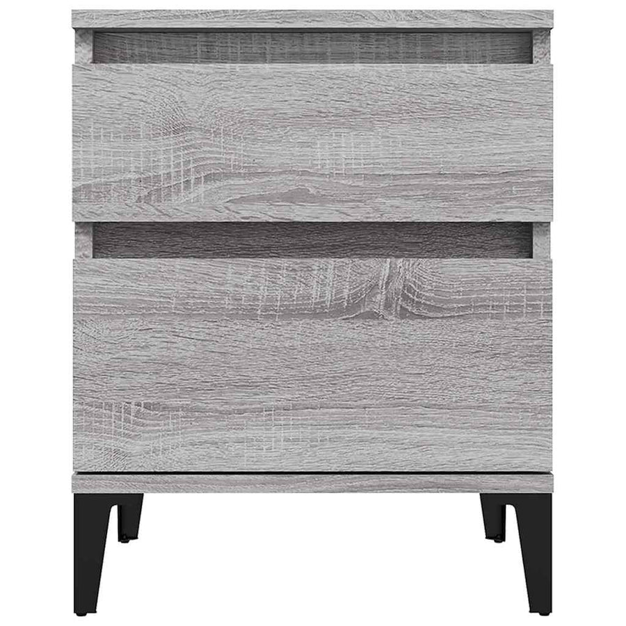 Bedside Cabinet Grey Sonoma 40x35x50 cm
