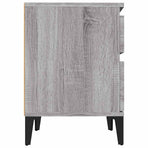 Bedside Cabinet Grey Sonoma 40x35x50 cm