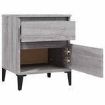 Bedside Cabinet Grey Sonoma 40x35x50 cm