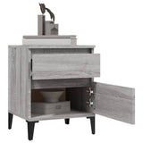 Bedside Cabinets 2 pcs Grey Sonoma 40x35x50 cm