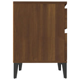 Bedside Cabinets 2 pcs Brown Oak 40x35x50 cm