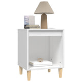 Bedside Cabinets 2 pcs White 40x35x50 cm - Top-Down View
